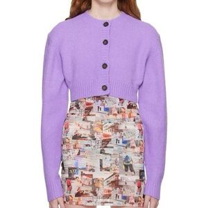 NEW PURPLE SANDY LIANG OSAKA CARDIGAN